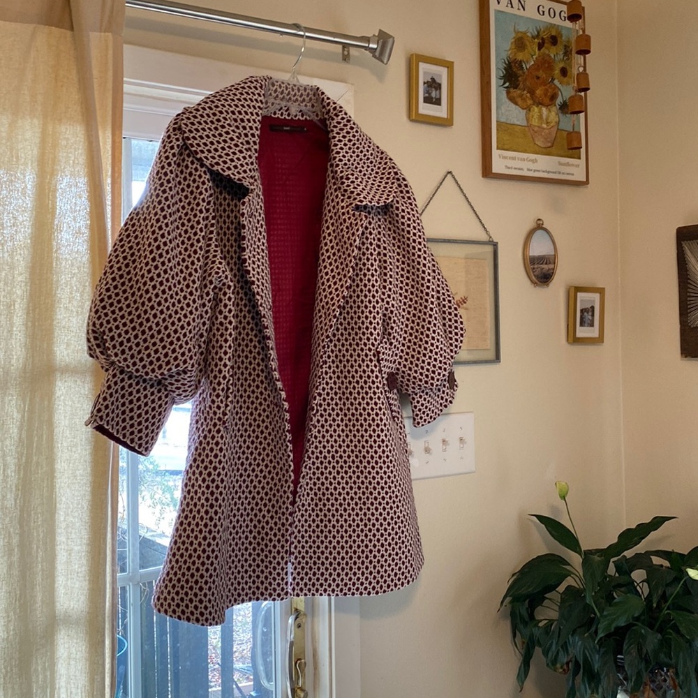 Anthropology Hazel Swing 60s Coat M